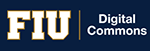 FIU Digital Commons logo letters in white on a blue background